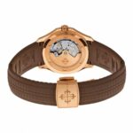Patek Philippe Gold Brown Strap Replica - Image 4