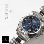 Daytona White Gold Blue Dial Replica - Image 4