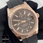 Rolex Sky-Dweller 326235 Chocolate Dial Replica - Image 7