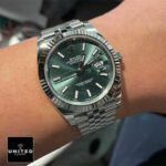 Datejust 41 Mint Green Dial Replica - Image 3