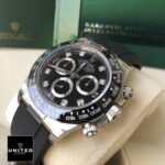 Rolex Daytona 116519LN Oysterflex Diamond Replica - Image 3
