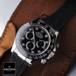 Rolex Daytona 116519LN Oysterflex Diamond Replica - Image 5