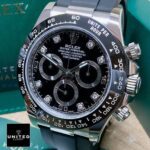Rolex Daytona 116519LN Oysterflex Diamond Replica - Image 8