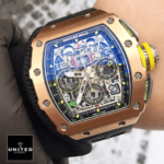 RM Rose Gold Flyback Replica - Image 9