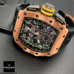 RM Rose Gold Flyback Replica - Image 5