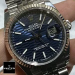 Rolex Datejust Steel Automatic 126234 Blue Dial Jubilee Replica - Image 5