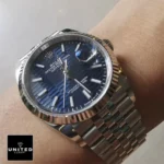 Rolex Datejust Steel Automatic 126234 Blue Dial Jubilee Replica - Image 8