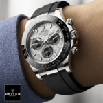 Rolex Cosmograph Daytona White Gold Meteorite 116519LN Replica - Image 5
