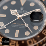 Rolex GMT-Master II 126715CHNR-0001 Rose Gold Automatic Black Dial Oyster Replica - Image 8