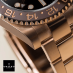 Rolex GMT-Master II 126715CHNR-0001 Rose Gold Automatic Black Dial Oyster Replica - Image 10