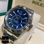 Rolex Sky-Dweller Blue Dial Stainless Steel 326934-0003 Oyster Replica - Image 8