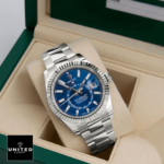 Rolex Sky-Dweller Blue Dial Stainless Steel 326934-0003 Oyster Replica - Image 9