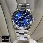 Rolex Sky-Dweller Blue Dial Stainless Steel 326934-0003 Oyster Replica - Image 10