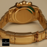 Rolex Cosmograph Daytona Oyster Yellow Gold Green Dial 116508-0013 Replica - Image 5