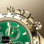 Rolex Cosmograph Daytona Oyster Yellow Gold Green Dial 116508-0013 Replica - Image 8