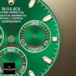 Rolex Cosmograph Daytona Oyster Yellow Gold Green Dial 116508-0013 Replica - Image 7