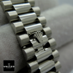 Rolex Day-Date Platinum 228396TBR Ice Blue Baguette Index Replica - Image 9