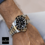 Rolex Sea-Dweller Two Tone Black Dial 126603-0001 Oyster Replica - Image 10
