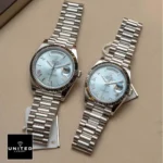 Rolex Day Date Ice Blue Grooved Replica - Image 5
