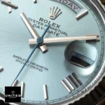 Rolex Day Date Ice Blue Grooved Replica - Image 6